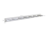 Modern 7-Light LED Vanity Light Fixture - Chrome Finish with Acrylic Light Shades - Energy-Efficient W1340P206817