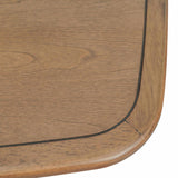 Modern Wooden Dining Table with Storage Shelf, Walnut Finish W3137P270470