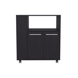 Eldon Two-Door Kitchen Base Cabinet Cart with four Shelves, Side Shelves, Cabinet, Kitchen Storage B200P286943