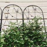 4 Pack Metal Garden Trellis 86.7" x 19.7" Rustproof Trellis for Climbing Plants Outdoor Flower W1586P268062