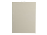 White Accent Table with Bottom Shelf B062P181379