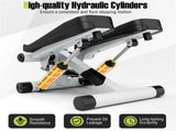 Mini Full Body Stepper - Resistance Bands Included, Adjustable Intensity, LCD Tracker 10781307