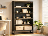 5 Tier LED Bookshelf Modern Tall Design 03013445
