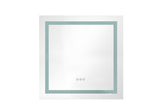 ZNTS LED Bathroom Mirror "x " with Front and Backlight, Large Dimmable Wall Mirrors with Anti-Fog, W928P177793