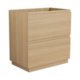 30" Bathroom Vanities without Sink, Modern Undermount Bathroom Sink Cabinet with Double drawer, W1972P188250