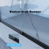 56-60"x70" Aluminum Frame Double Sliding Shower Door,Bypass Bathroom Sliding Door with Premium 5/16" W2011P197883