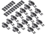 16Pcs 1.7 Ratio 7/16" Full Roller Stainless Steel Rocker Arm and Stud Set Fit for Chevy Big Block 36311306