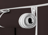 67" Clothes Closet Portable Wardrobe Clothes Storage Rack 12 Shelves 4 Side Pockets Dark Brown 71588089