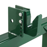 ZNTS 3 Pt Quick Hitch Adapter For Category 1 & 2 W/ Adjustable Bolt Tractor 3000lb,Green 72514488