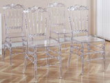 welding chair,dining chair,set of 4,plastic seat W234P194521
