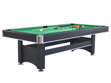 6-ft Pool Table with Table Tennis Top - Black with Green Felt W465137246
