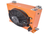 New DC12V AH1012T-CA Industrial Hydraulic Oil Cooler Flow Fan Radiator 100L/min 23023551
