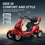 ZNTS ELECTRIC MOBILITY SCOOTER WITH BIG SIZE ,HIGH POWER W1171P192593