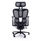 ZNTS Adjustable Ergonomic Black Mesh Office with Headrest and Footrest, Conference/Computer Desk B011P213340