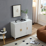 ideboard with wavy texture buffet cabinet, white accent cabinet with door, modern bookcase for W1705P179816