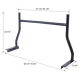 Universal Pick-Up Truck Rack 650 LBS Adjustable Fit 2-Bars Utility Ladder Truck Cargo Contractor W465P206502