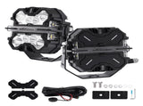 7 Inch SquareLED Offroad Lights 252W Amber&WhiteDRL Off Road Light Fog Lights 82892724