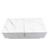 Coffee Table with Sliding Tabletop, Center Table with Hidden Storage Compartment, Extendable Table W331P270516