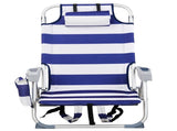 63*65*82cm Short Oxford Cloth Silver White Aluminum Tube Bearing 100kg Beach 50527506