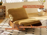 Comfortable Glider Rocking Chair, High-Quality Upholstery Glider Chair, Solid Wood Frame, Perfect 40310843