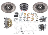 7Inch Dual Booster Front Power Disc Brake Conversion Kit Drilled & Slotted Fits for Chevy Full-Size 98366754