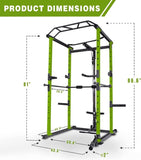 ZNTS Home Gym sets Multi-functional Power Cage,Home Adjustable Pullup Squat Rack 1000Lbs Capacity 37066719