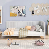 Full Size Wood Daybed/Sofa Bed, White WF297690AAK