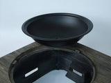 Wood-Fueled Outdoor Fire Pit with Wood Grain Design W2734P228321