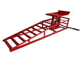 1 x 2T Auto Car truck Service Ramp Lift Heavy Duty Hydraulics Repair Frame Red 21983827