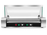 Stainless Steel Hot Dog Maker - 7 Rows, Toughened Glass Hood & 17.7"x9.8" Grill Surface 41605425