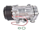 A/C Compressor with 6-Groove Pulley Fits for Sanden SD7 Serpentine Belt HC5005BK 54995998