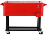 80Qt Red Box Black Square Foot Tube With Drain Pipe Freezer Incubator 63610746