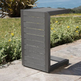 CAPE CORAL ALU C-SHAPED TABLE GREY 59990.00GRY