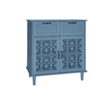 2 Door 2 Drawer Cabinet, American Furniture, Suitable for Bedroom, Living Room, Study W688P179040
