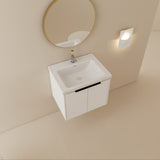 24 Inch Soft Close Doors Bathroom Vanity With Sink, Suitable For Small Bathroom W999125749