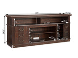 Retro TV Stand Storage for TVs up to 65'', Mid Century Modern TV Stand & Entertainment Center 95441814