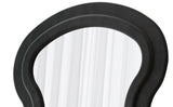 Flannel Full Length Wave Floor Mirror with Stand for Bedroom living room Hanging or Against The Wall W347P318393