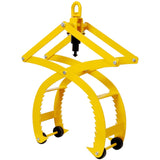 Automatic Grip and Release Log Tongs, 360&deg Swivel Lifting Tongs with 4 Claws 21" Open, 3300 LBS W465P271465