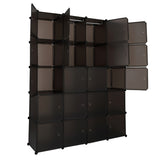 ZNTS 20 Cube Organizer Stackable Plastic Cube Storage Shelves Design Multifunctional Modular Closet 31722240