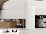 Full Bed Frame Headboard , Wood Platform Bed Frame , Noise Free,No Box Spring Needed and Easy W636P305736