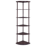 Cappuccino Corner Bookcase B062P145518