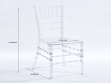 Wedding chair,dining chair,set of 4,plastic seat W234P167936
