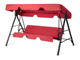 68*43*60 inch Red KD style with cushion canopy Iron Oxford cloth 250kg Iron swing set 48606042