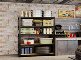 Professional 5-Tier Metal Storage Shelving Unit, 2400 lbs Capacity Heavy Duty Rack, 60"H x 28"W x 16084124