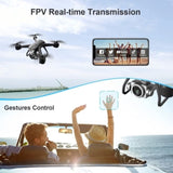 V14 Professional Drone 6K HD Dual Camera Wifi FPV Portable RC Quadcopter 2 BATTERY,Drones suitable 05857299