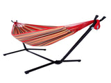 Portable Outdoor Polyester Hammock Set Red 10453484