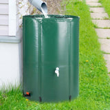 ZNTS 100 Gallon Folding Rain Barrel Water Collector Green 32950344