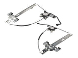 2Pcs Rear Left and Right Window Regulator with 2Pin Motor Fit for Hummer H2 Pickup Sport Utility 39724381