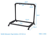 3-Slot Guitar Holder Rack Stand Black 41338093