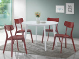 Roma Contemporary White Round Dining Table T2574P165164